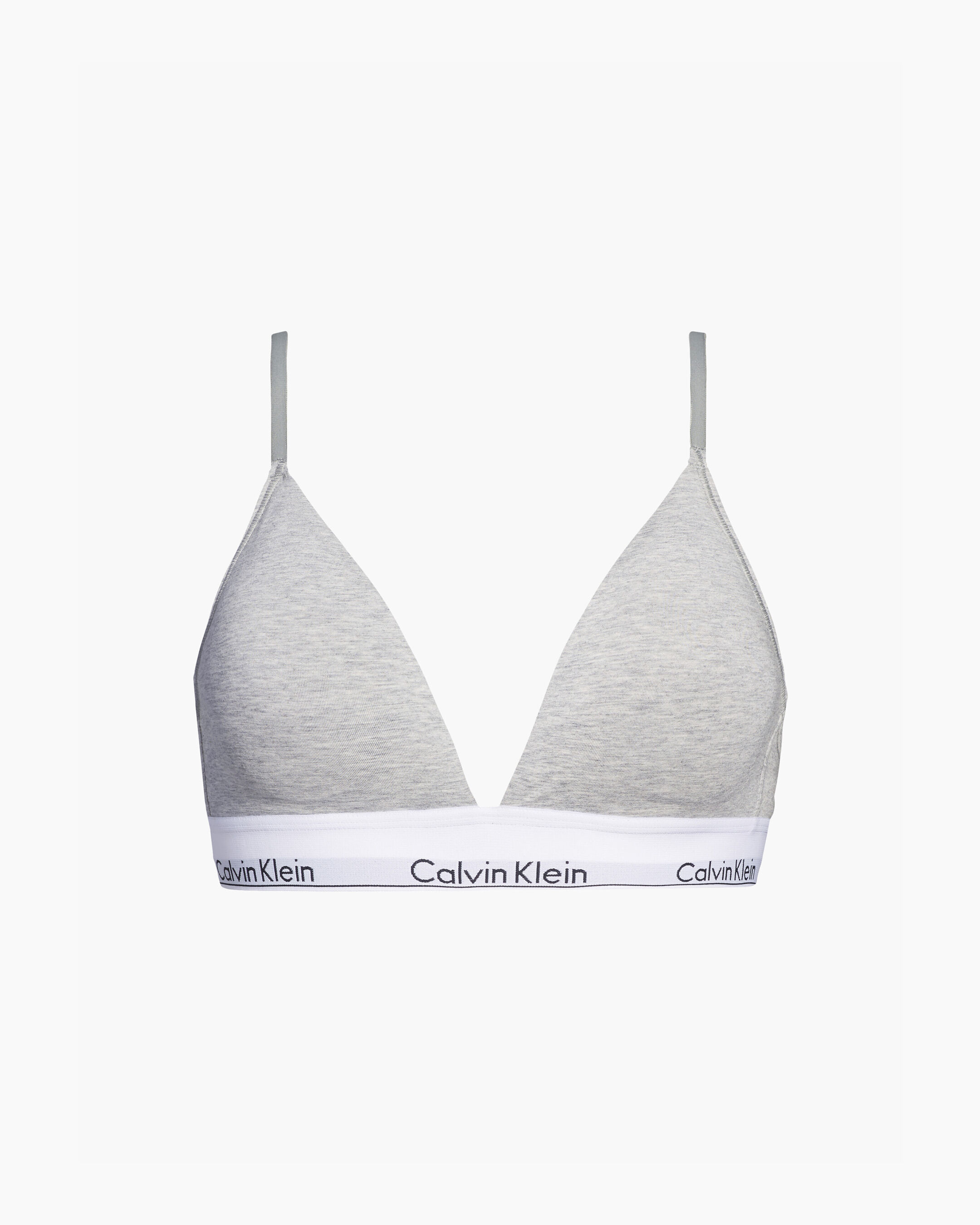 Modern Cotton Lightly Lined Triangle Bra grey Calvin Klein Taiwan
