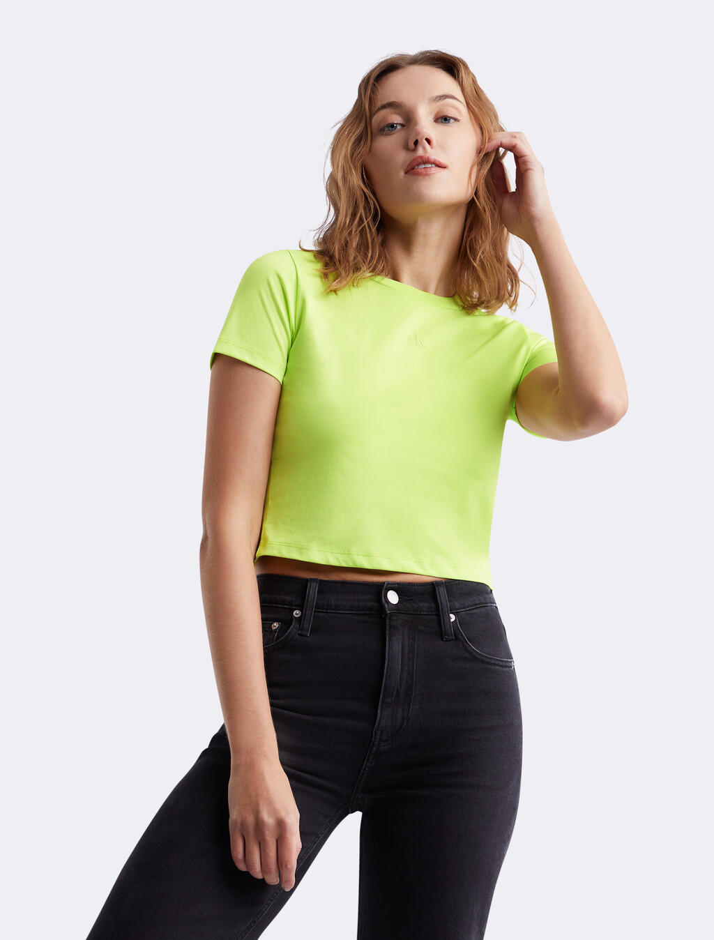 Cooling UV Protective Baby Tee, Sharp Green, hi-res