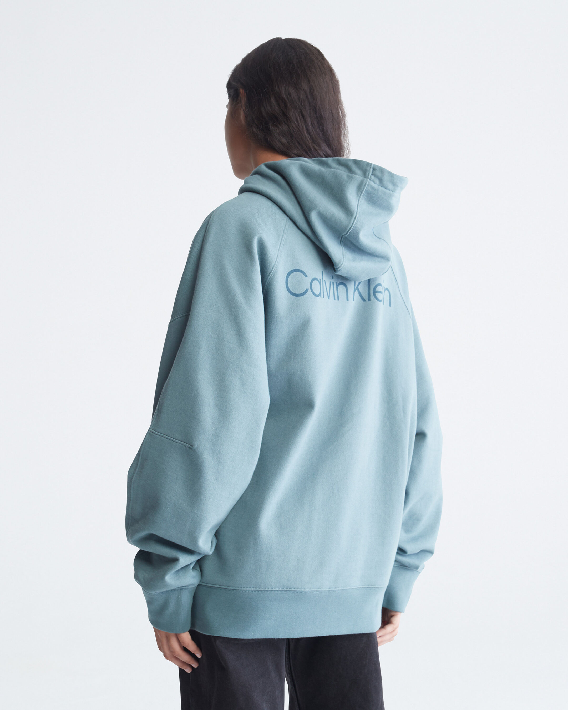 Calvin klein discount blue hoodie