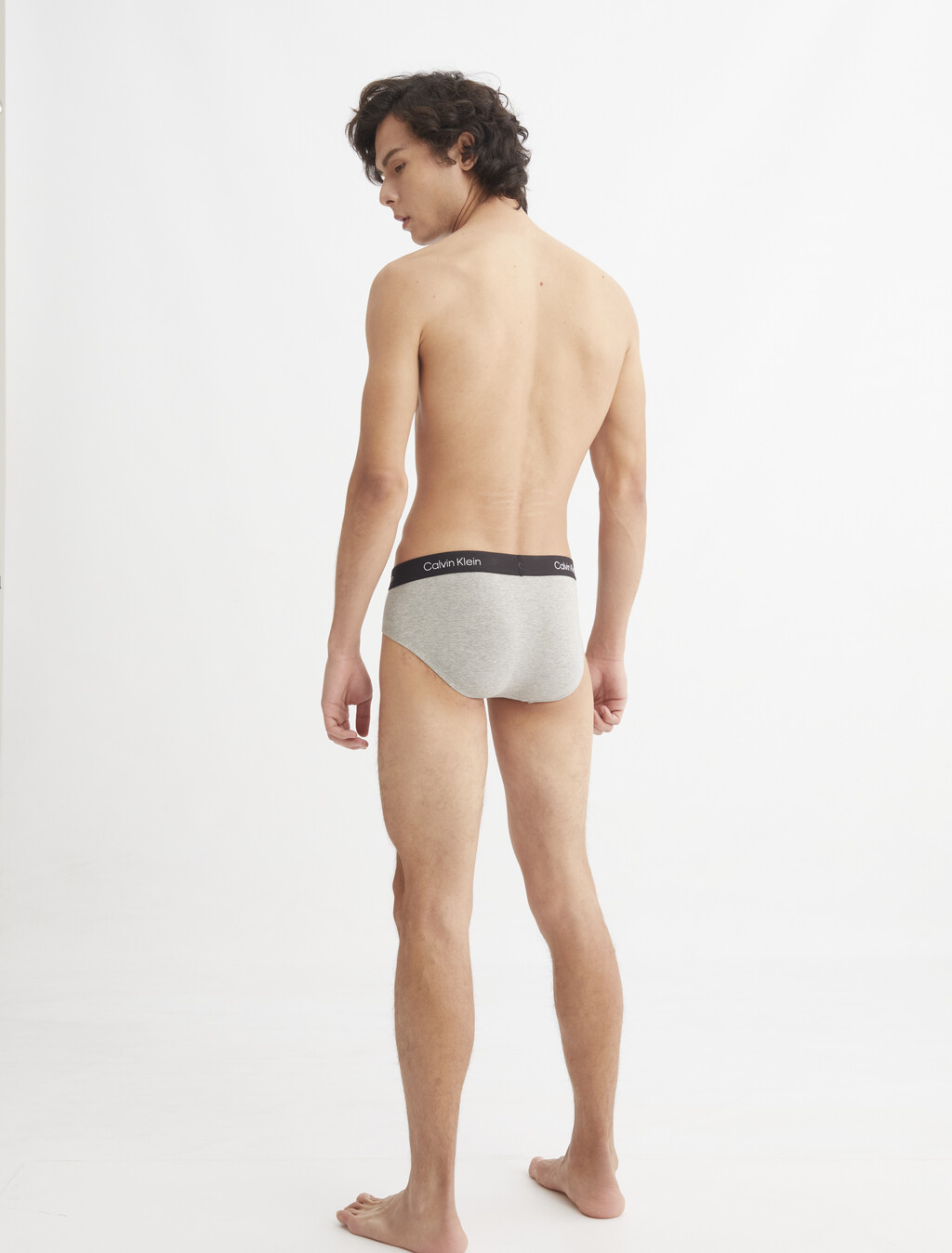 Calvin Klein 1996 Cotton Hipster Brief, Grey Heather, hi-res