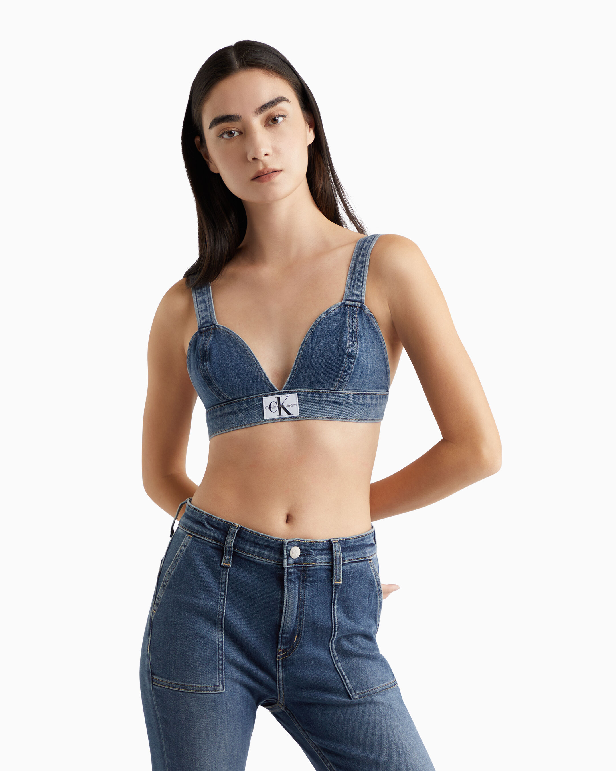 Calvin klein outlet navy bralette