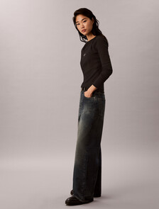 Wide Leg Jeans, TINTED DUSK, hi-res