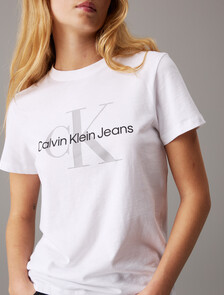 Monogram 標誌 T 裇, Brilliant White, hi-res