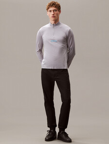 Sheer Alpaca Fine Gauge Crewneck Sweater, Misty Grey, hi-res
