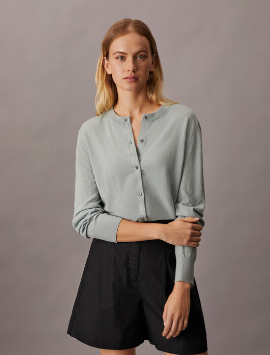 Tech Merino Cardigan