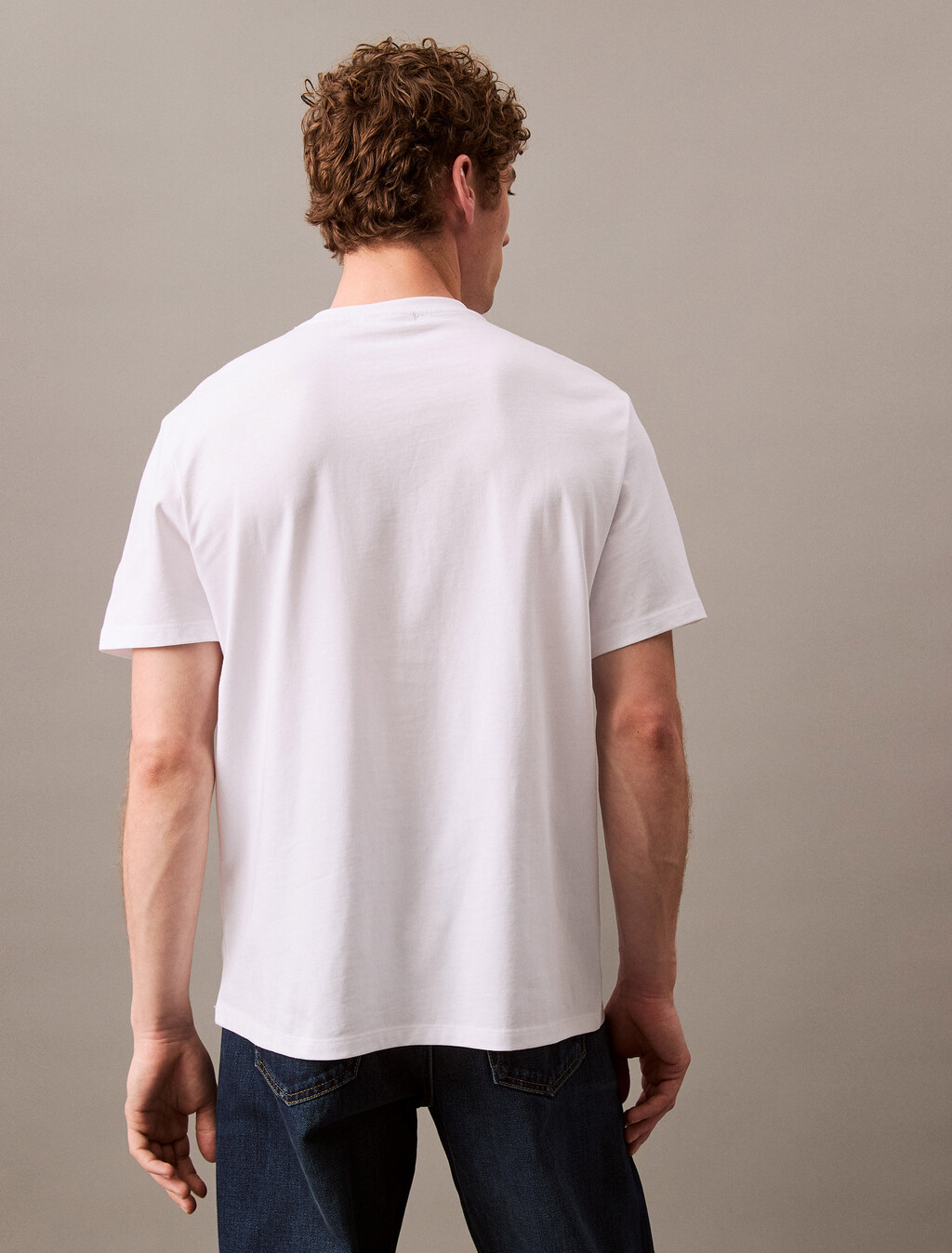 Monogram 標誌圖案經典圓領 T 裇, Brilliant White, hi-res