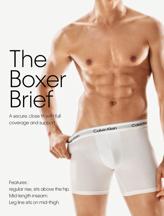 Monogram 超細纖維彈性低腰四角內褲