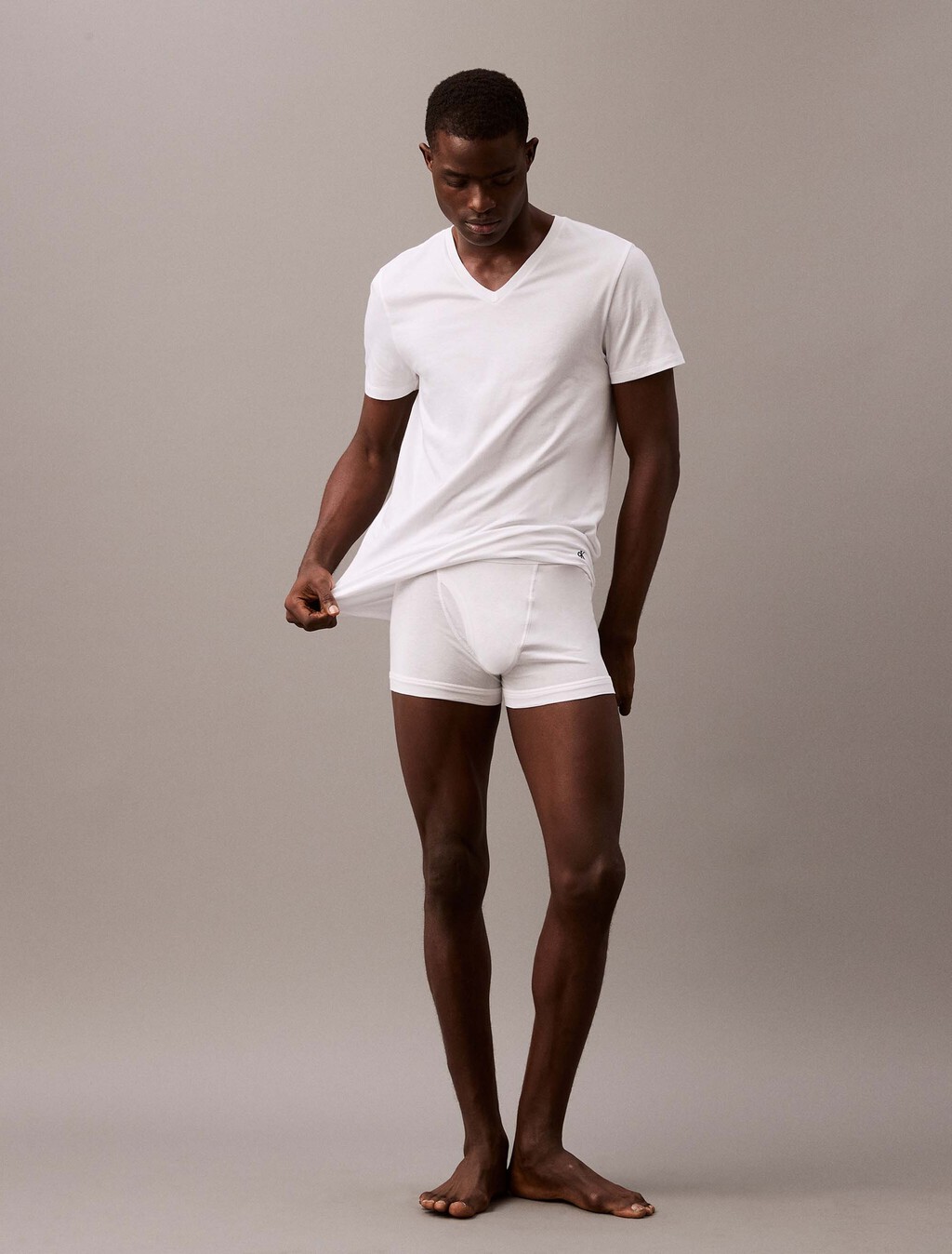 Cotton Classics 3-Pack V-Neck T-Shirt, WHITE/WHITE/WHITE, hi-res