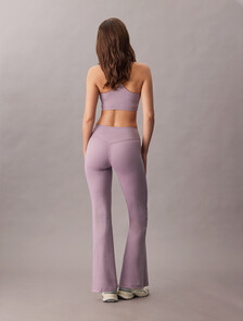 Quick-Dry Flared Gym Leggings, Coy Purple, hi-res