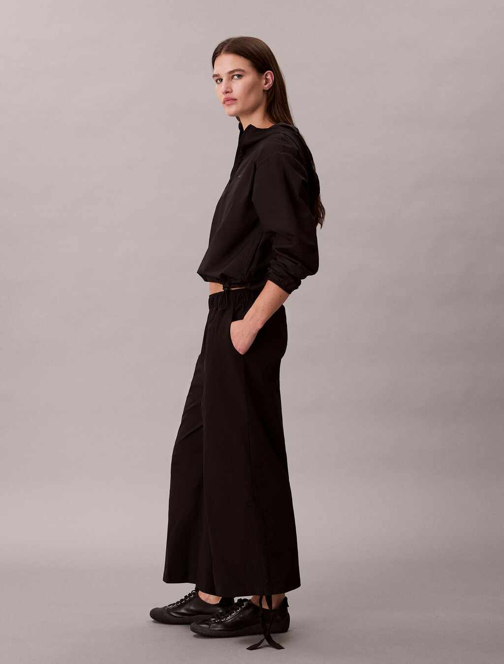 Commuter 七分工裝長褲, Black, hi-res