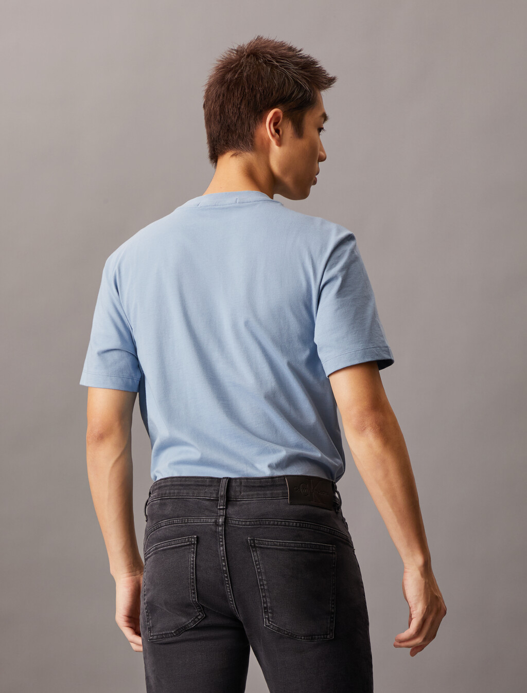 Tonal Monogram T-shirt, Faded Denim, hi-res