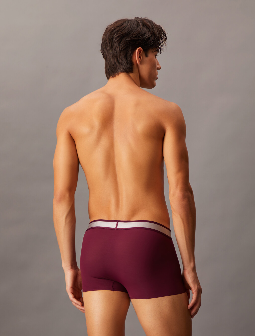 Tonal Logo Microfiber Low Rise Trunks, Purple Glo, hi-res