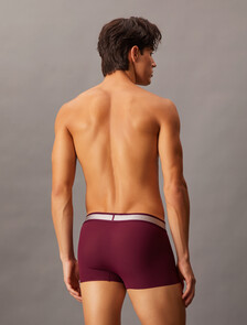 Tonal Logo Microfiber Low Rise Trunks, Purple Glo, hi-res