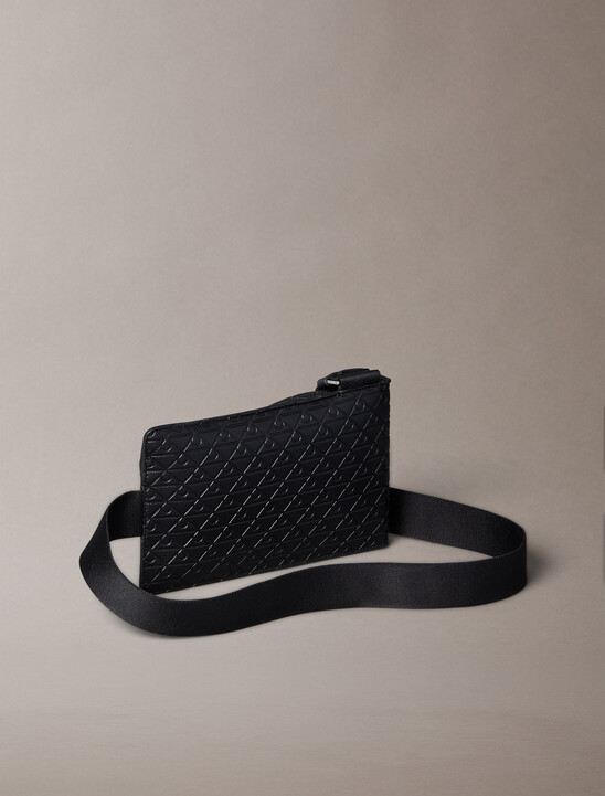 Embossed Emblem Logo Sling Bag