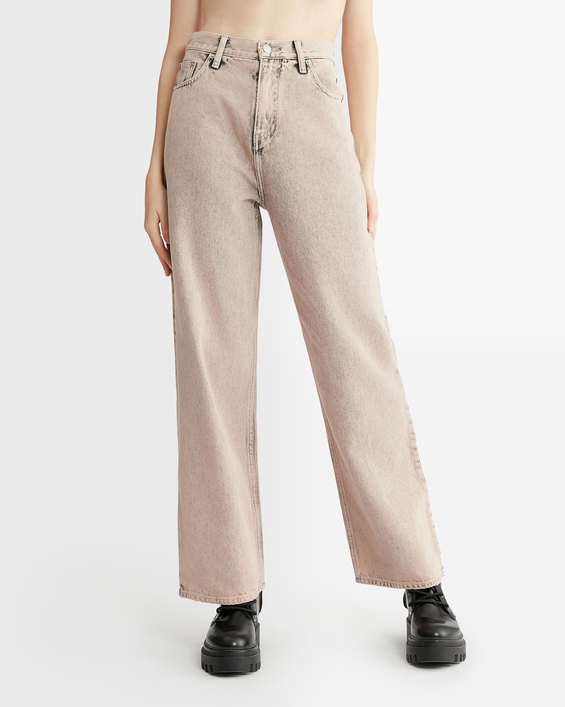 Naturals High Rise Relaxed Jeans pink Calvin Klein Taiwan