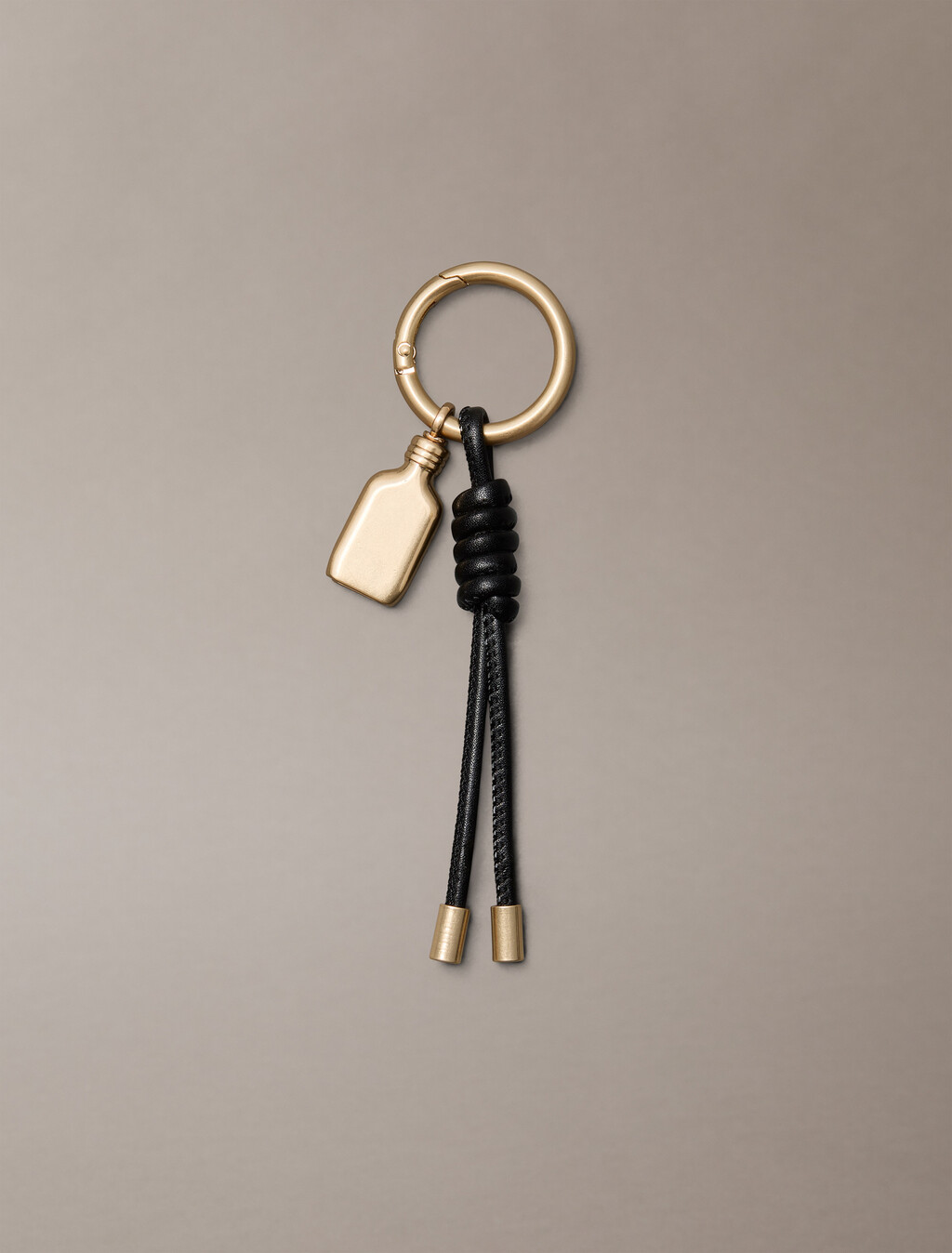 Mini CK One Key Fob Bag Charm, Black, hi-res