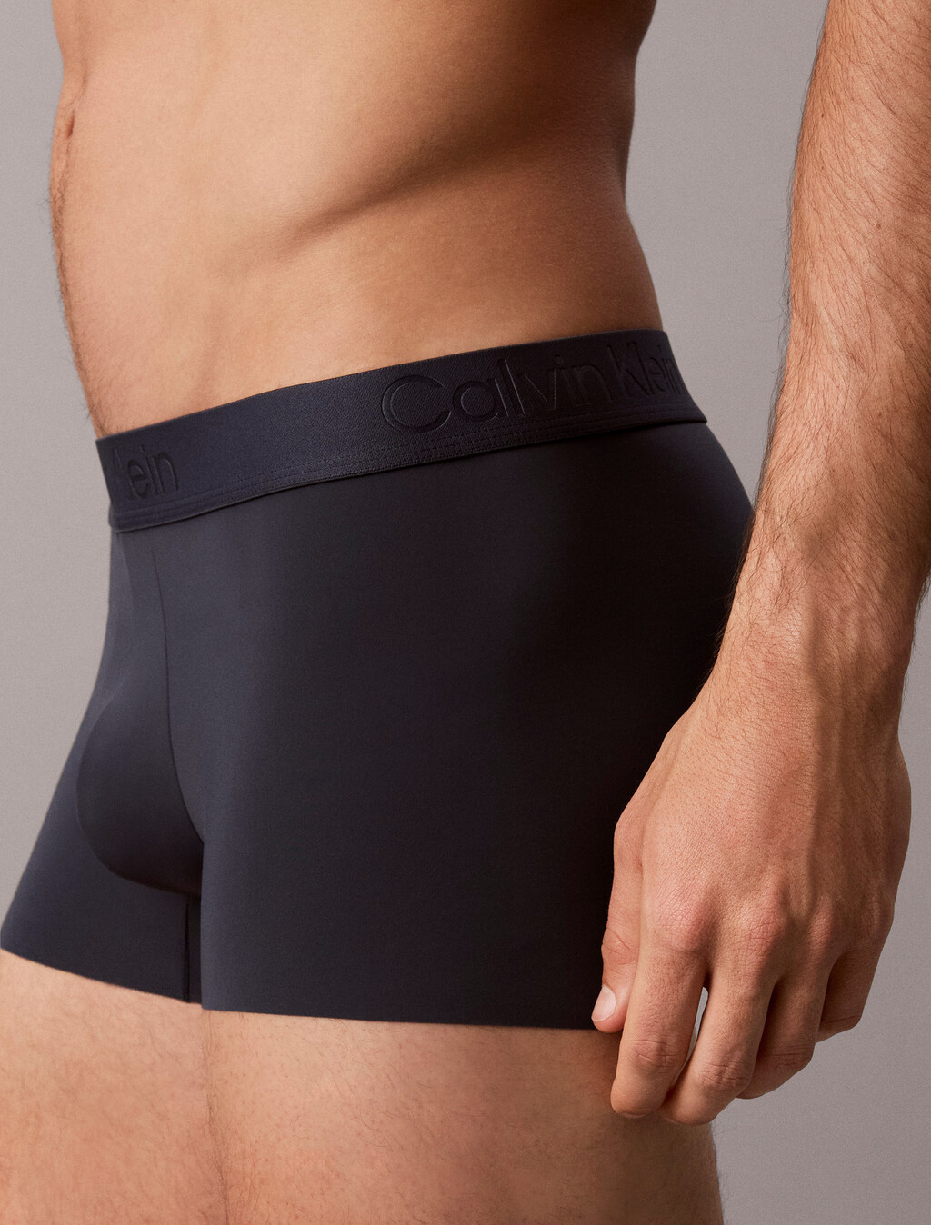 CK Black Microfiber Stretch Low Rise Trunk, Speakeasy, hi-res