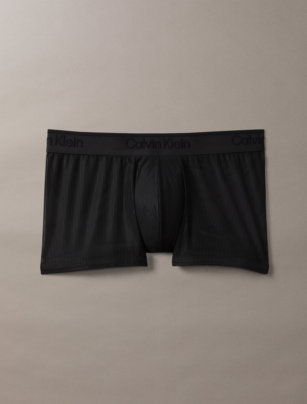 CK Black Sheer Rib Trunk, Black, hi-res
