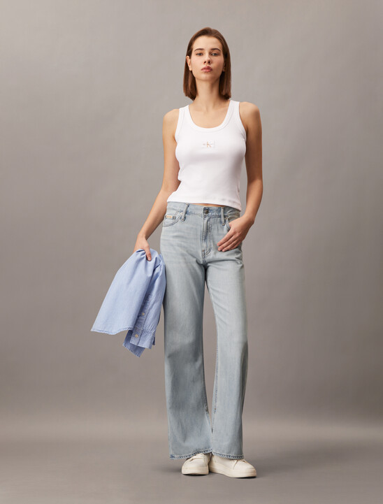 37.5 High Rise Wide Leg Jeans