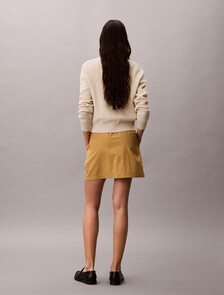 Soft Nylon Mini Skirt, Antelope, hi-res