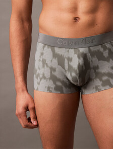 CK Black Print Low Rise Trunk, 18323 RIBBED PRINT+PLATINUM RUST, hi-res