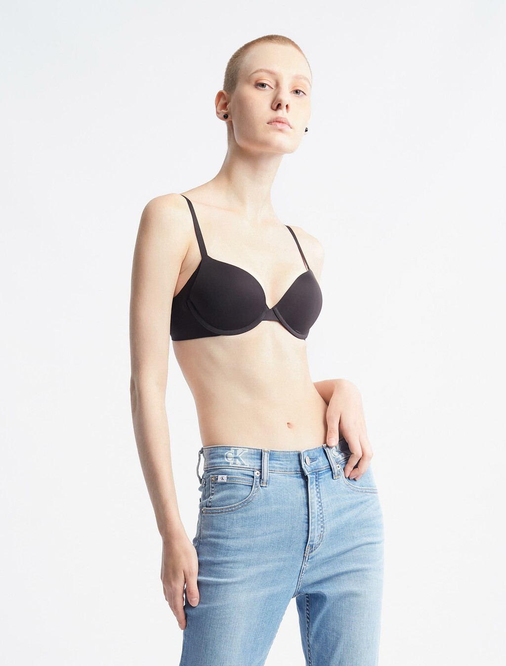 Invisibles Line Extension Lightly Lined Perfect Coverage Bra, Black, hi-res