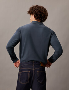 CK 徽章標準版型 Polo 衫, Ink, hi-res