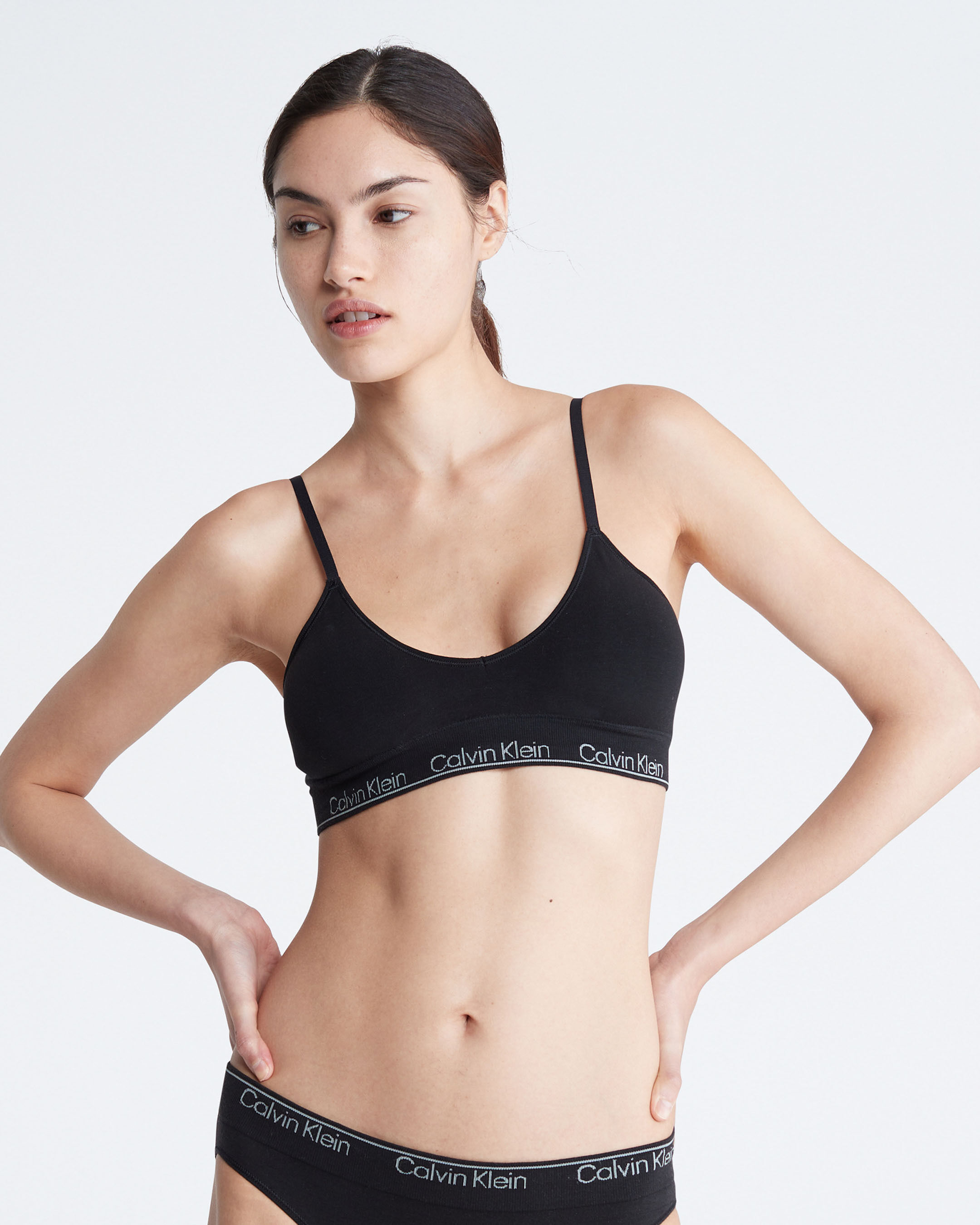 Modern Seamless Triangle Bralette black Calvin Klein Taiwan