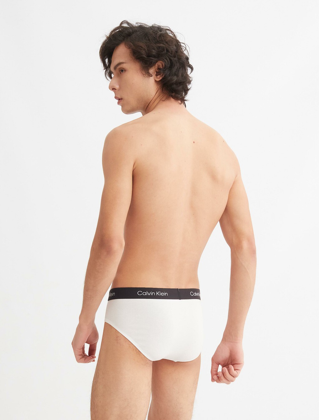CALVIN KLEIN 1996 棉質低腰三角褲, White, hi-res