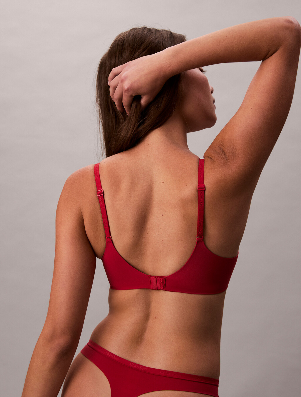 Perfectly Fit Lightly Lined Bra, Red Stamp, hi-res