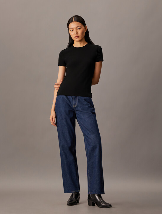 Refined Cotton Jersey Slim Tee