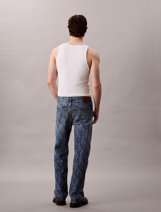 90 年代直筒標誌牛仔褲