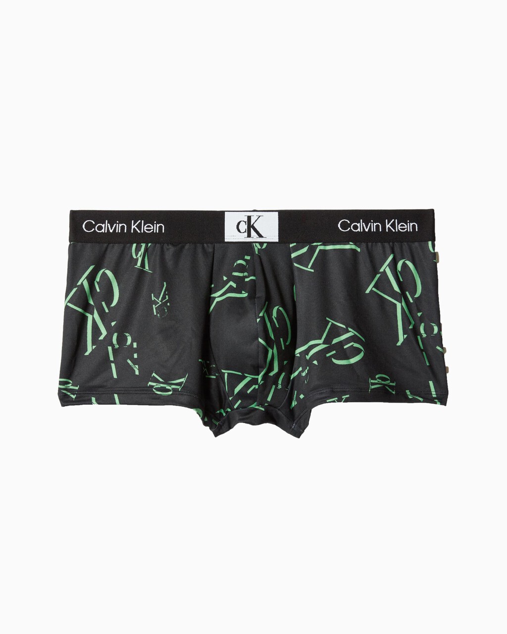 Calvin Klein 1996 Low Rise Trunks, ON THE DANCE FLOOR LOGO+BLACK, hi-res
