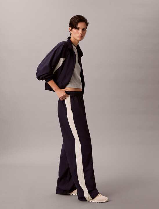 Relaxed Nylon Track Pants
