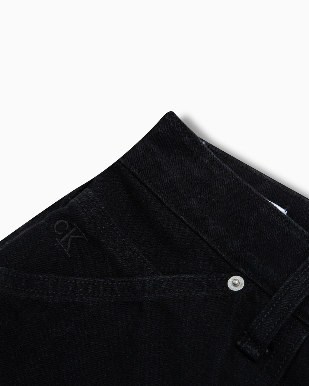 Recycled Cotton 90s Straight Workwear Pants, Denim Black, hi-res