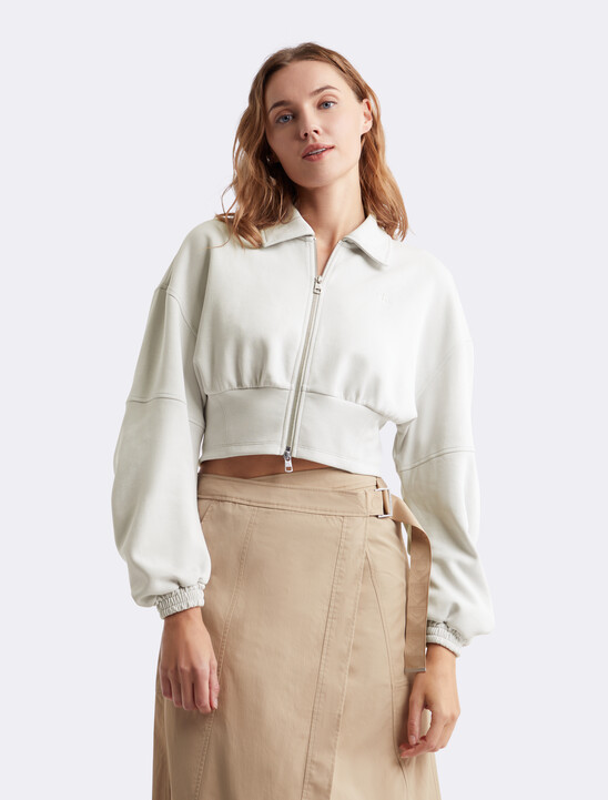 Ruched Sleeve Jacket