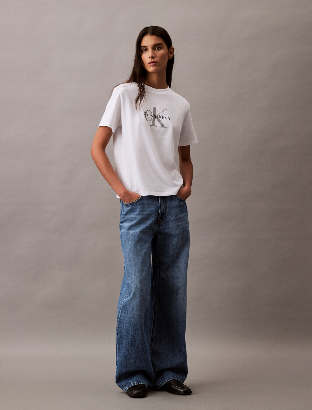 經典 Monogram 圓領 T 恤, Brilliant White, hi-res