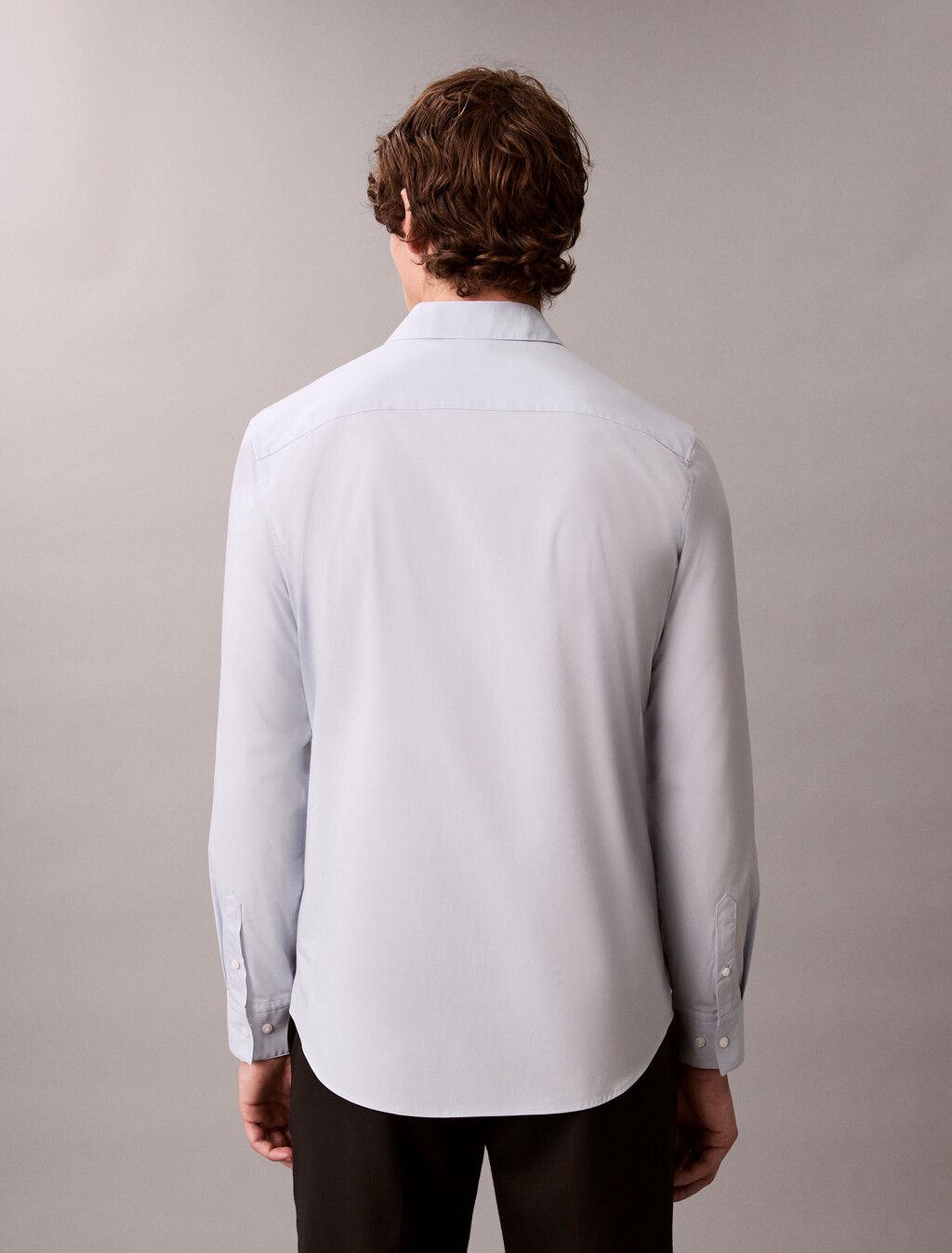 Slim Stretch Poplin Shirt, Niagara Mist, hi-res