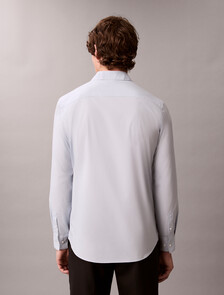 Slim Stretch Poplin Shirt, Niagara Mist, hi-res