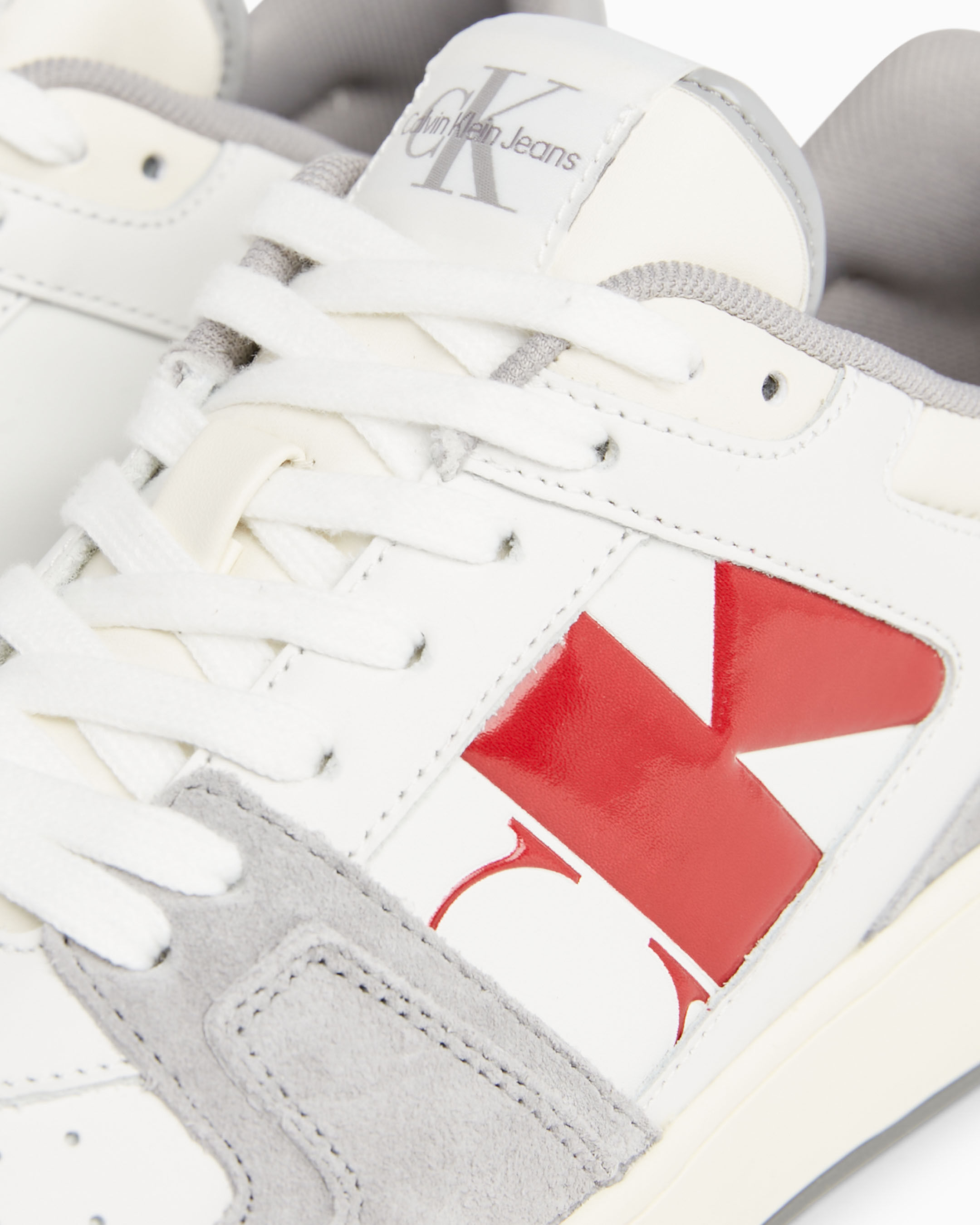 Calvin klein red hotsell trainers