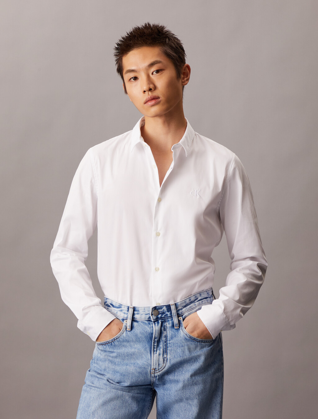 Easy Care Shirt, Bright White, hi-res