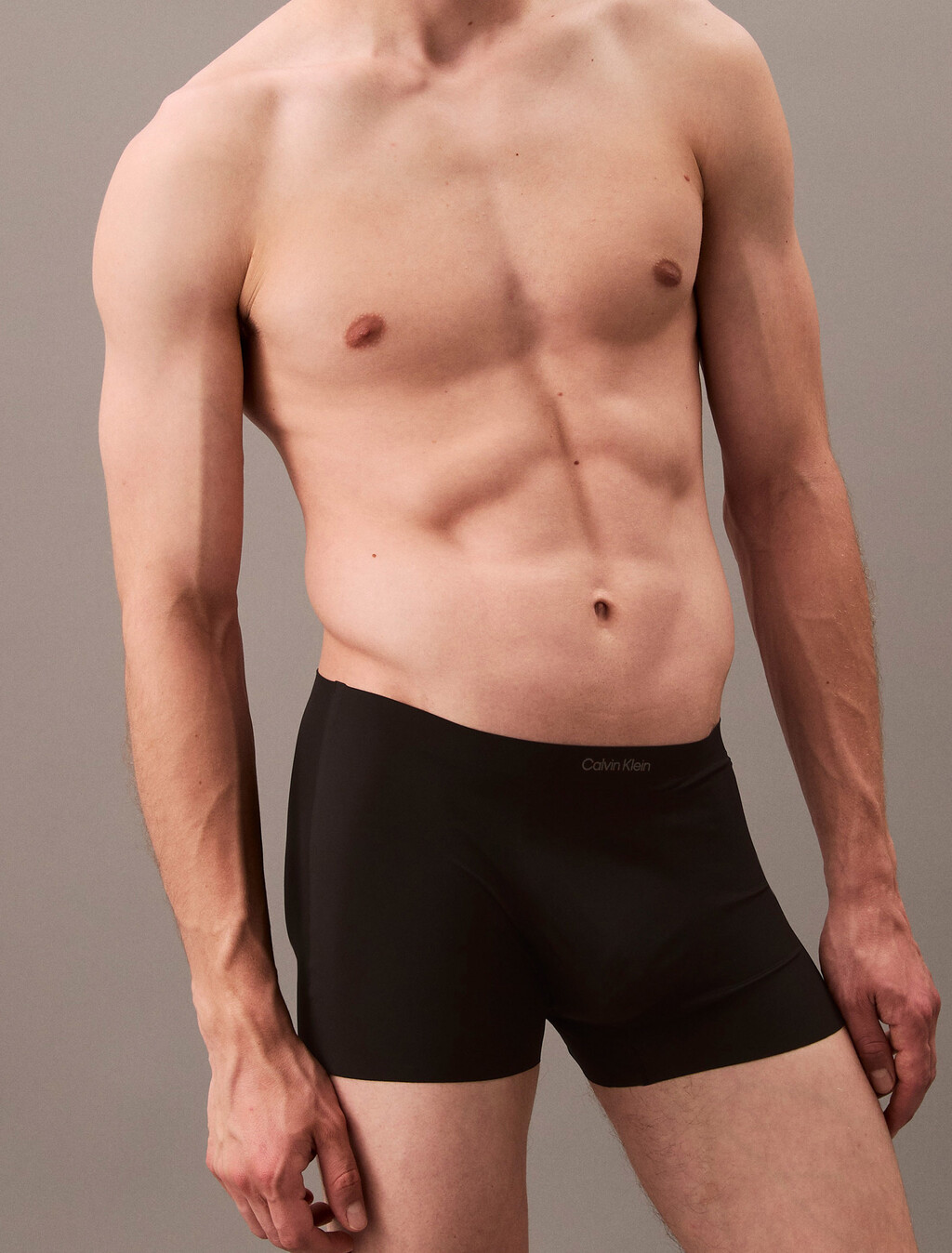 CK Black Bonded Low Rise Trunk, Black, hi-res