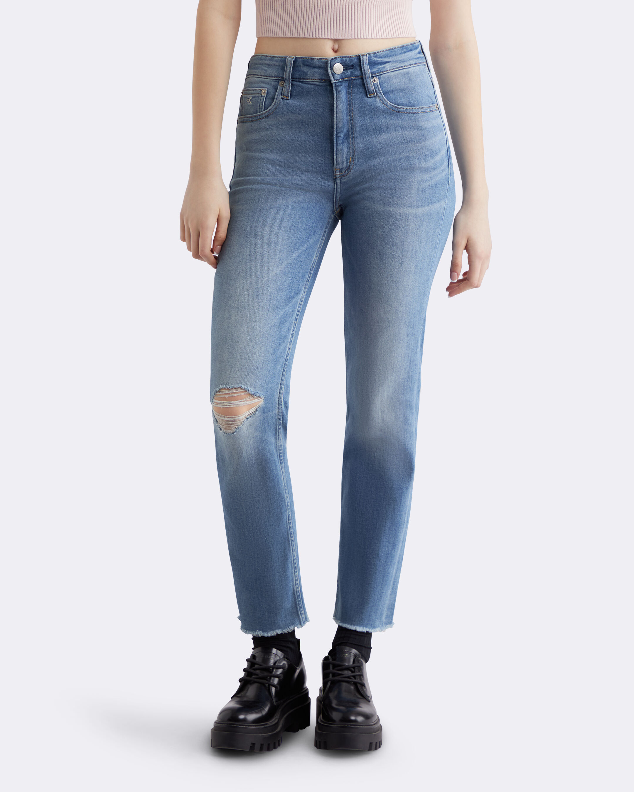 Women's high rise slim leg jeans outlet