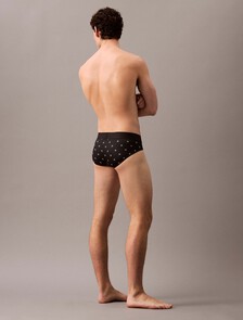 CK Established 低腰三角內褲, DIAMOND LOGO_BLACK, hi-res