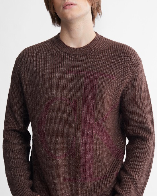 Ck Monogram 小高領毛衣