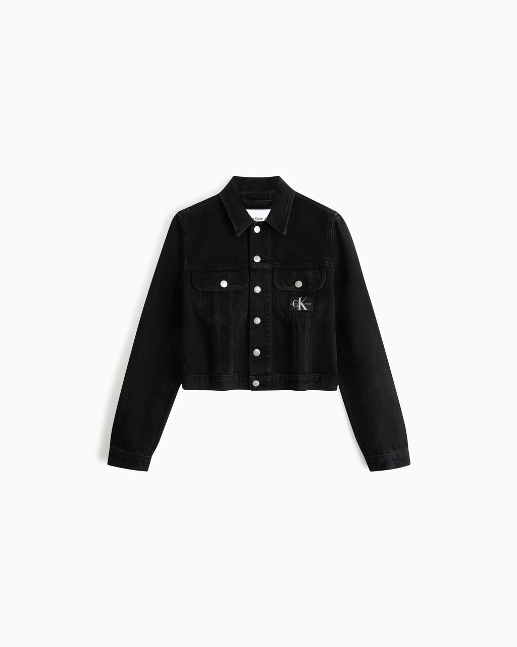 Cropped 90s Denim Jacket | WASHED BLACK | Calvin Klein Taiwan