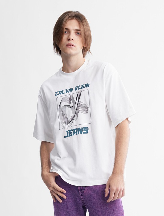 3D Future Fade Logo Organic Cotton Tee