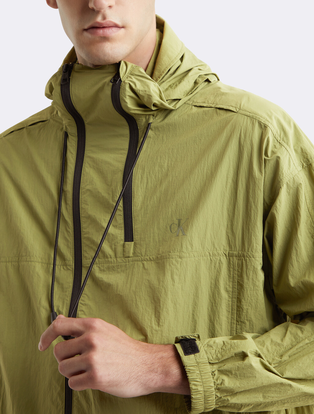 Packable UV Windbreaker, DARK JUNIPER, hi-res