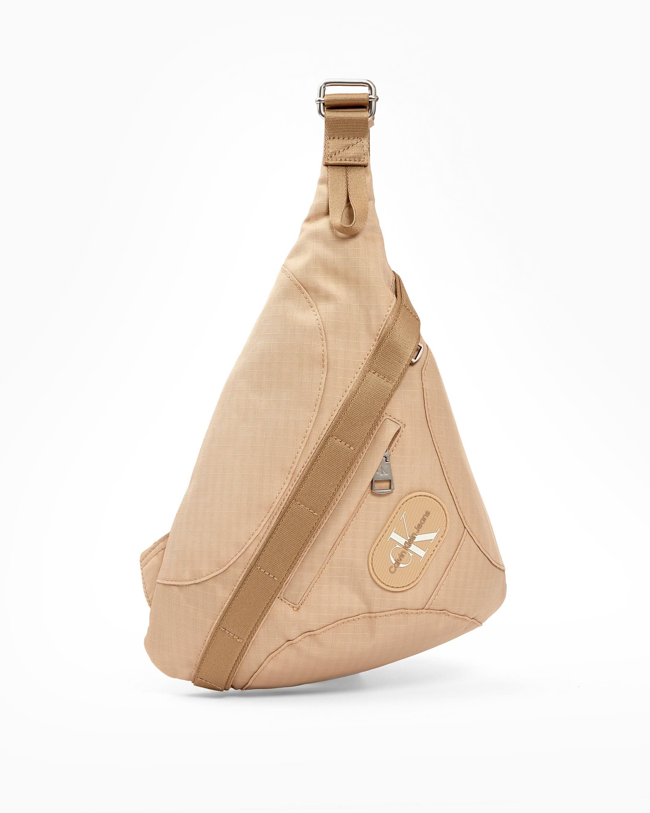 Metaforms Rounded Crossbody Sling brown Calvin Klein Taiwan