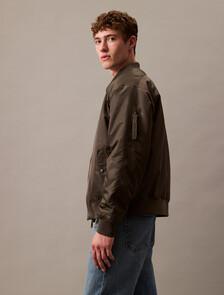 鋪棉尼龍飛行員外套, Beluga, hi-res